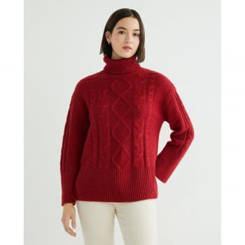 Jersey de mujer cuello alto Gap