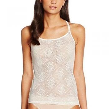 ESPRIT Auth Sunnyvale Tank Top, Camiseta sin Mangas para Mujer, Blanco