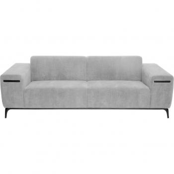 Sofá de 3 plazas «Chris» - Gris - Pana Velvet
