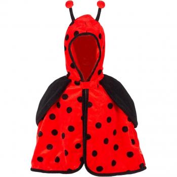 Capa Infantil Mariquita Layla Souza - Disfraz de Coccinella para Niños de 2 Años (92 cm)