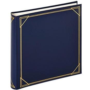 Álbum Fotográfico Clásico Azul 30x30 cm con 100 Páginas Blancas - Modelo MX-200-L