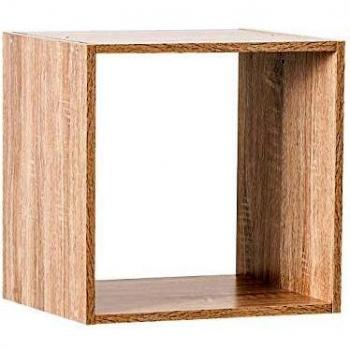 Estante mix 1 compartimento de madera natural