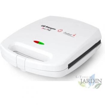 Sandwichera Suinga 1500W para 4 sándwiches, revestimiento antiadherente, tostado uniforme y rápido
