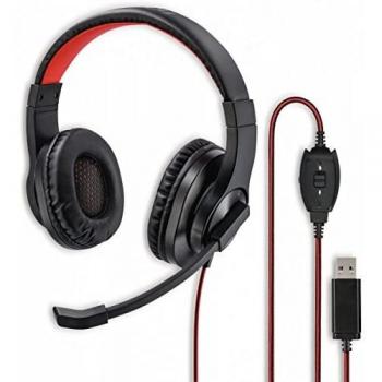 Hama Auriculares USB con micrófono
