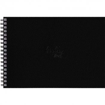 Rhodia 116164C - Libro de acuarela - grano satinado A4 horizontal - 23x32x2cm - Rhodia Touch - Blanco