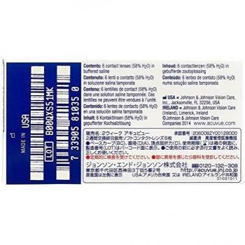 Johnson & Johnson Acuvue 2 Lentes semanales 1x6 Lentillas / BC 8.30, 8.70 / D 14 mm
