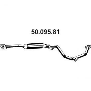 Eberspächer 50.095.81 silenciador del medio
