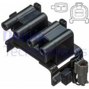 Bobina de encendido DELPHI GN10837-12B1, tipo: bobina de encendido, características: alta calidad, rendimiento óptimo, diseño específico para vehículos, fácil instalación, compatible con múltiples modelos de automóviles