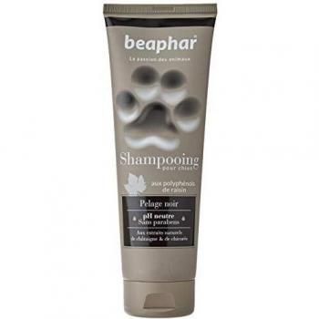 Beaphar Champú Alta Cosmética Perros Pelo Negro u Oscuro, Un tamaño 250 ml 250 ml