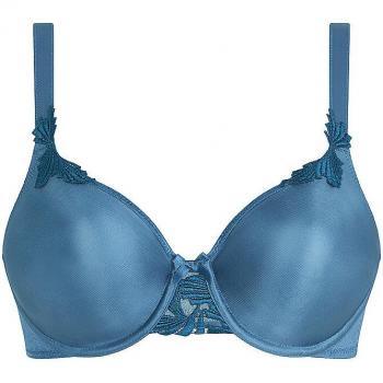 Chantelle Hedona Full Cup Molded Bra - Blue Denim - Size 85C