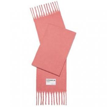 Bufanda Nórdica de Poliester Estampado Liso Color Coral D.Franklin