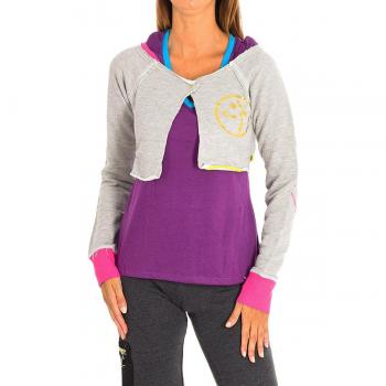 Zumba Chaqueta deportiva de manga larga gris