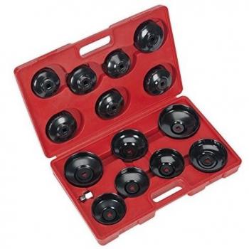 Juego de llaves para tapón de filtro de aceite 15 piezas SEALEY VS7003