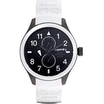 Reloj superdry Scuba multf.Blanco Reloj para Hombre Analógico de Cuarzo japonés con Brazalete de Silicona SYG110W