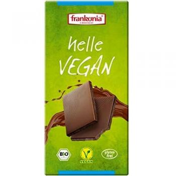 Chocolate alternativo sin gluten y vegano de leche bio 100g Frankonia