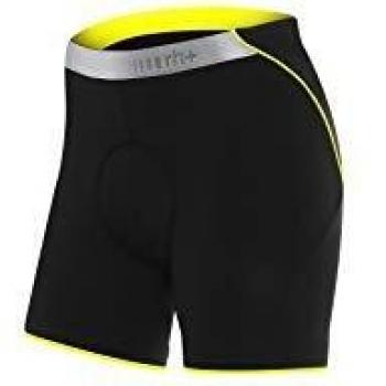 RH+ Fusion W Short, Mujer, ECD0121 917XL, Black-Yellow Fluo, X-Large