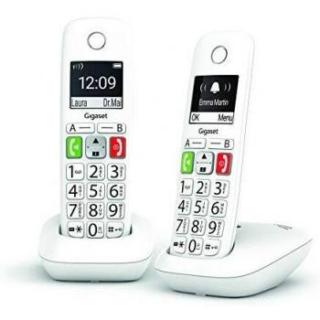 Gigaset E290 DUO - Teléfono para Mayores - Teclas Grandes - Gran Visibilidad - Pack de 2 Unidades