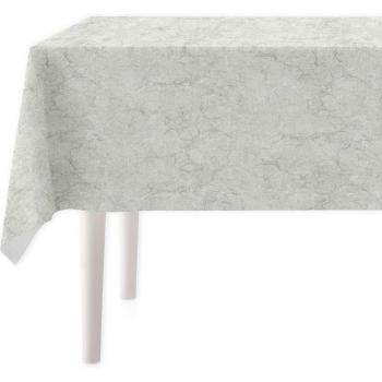Mantel Resinado Marmolado Gris - Protector de Mesa Impermeable y Antimanchas