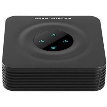 Grandstream HT802 Dual-Port VoIP Analogue Telephone Adapter with 2 SIP, 2 FXS, TLS, SRTP - Black