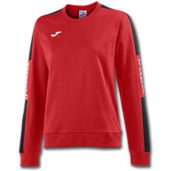 Joma Champion IV Sudaderas, Niñas, Rojo-Negro, XS
