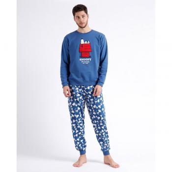 Pijama de hombre algodón con puños