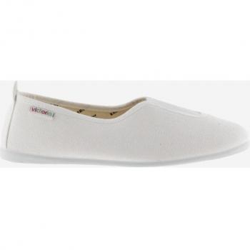 Zapatillas Victoria de lona con elástico central y suela flexible