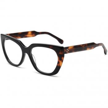 Rojasele LA RIOJA 01 Armazones para Mujer Negros, Lentes Recetados Para Mujer Negros, Gafas Recetadas para Mujer Negras