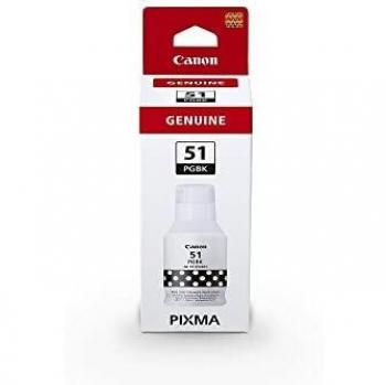 Canon GI-51 PGBK ink black - high range, 135 ml printer ink for PIXMA MegaTank inkjet printers, original ink bottle