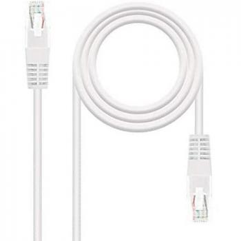 Nanocable 10.20.0400-L25-W Cable de Red Latiguillo RJ45 Cat.6 UTP AWG24, Blanco, 25 cm