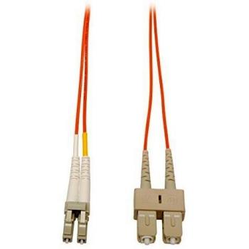 Tripp Lite N516-01M Multimode Duplex 50/125 Fiber Optic Patch Cable LC/SC - 1M