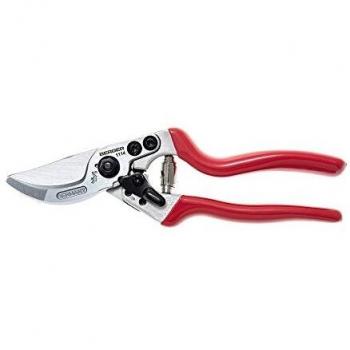 Tijeras de podar ergonómicas 215 mm con mango de aluminio y cuchillas intercambiables, Berger 1114