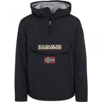Napapijri Rainforest Winter 3 Black Anorak Jacket for Men Size S