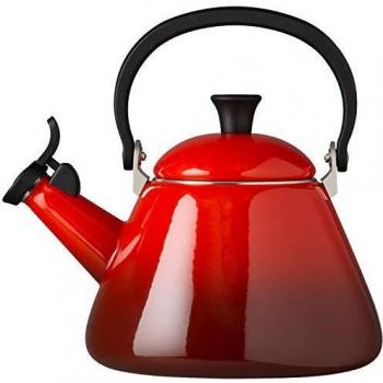 LE CREUSET Kone Tetera, Acero Inoxidable, Rojo