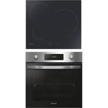 Conjunto de horno pirolítico y placa de inducción Candy PCI26PCXCI633C