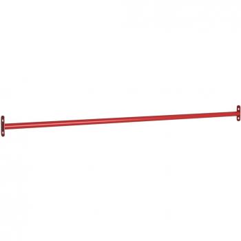 vidaXL Turning Bar 125 cm Steel Red