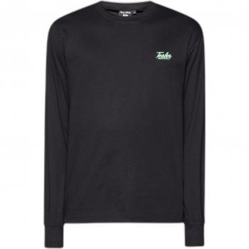 Tealer Long Sleeve Space Skull T-Shirt, Unisex, Black