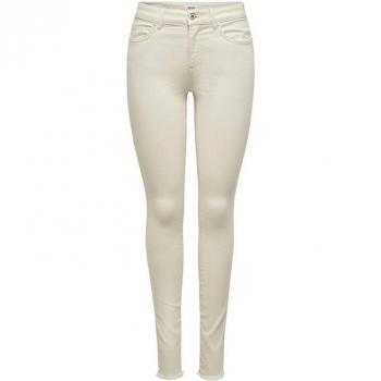 Pantalón vaquero mujer Only Blush Mid Ak Dot019 ecru