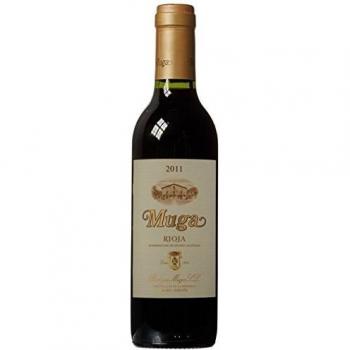 Muga - Vino Tinto Crianza D.O. Rioja 2018, Mini Botellas de 37.5 cl (Paquete de 3)