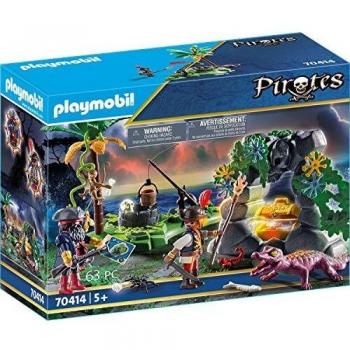 PLAYMOBIL Pirates - Escondite Pirata, a partir de 5 Años, 70414