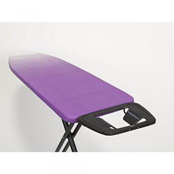Jata Hogar TP500 Tabla De Planchar Ajustable En Altura Y Plegable, Metal, Negra/Morada, 139 X 37 X 14 Cm