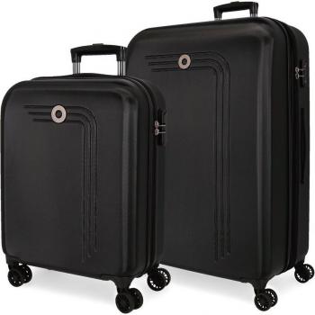 Movom Juego de Maletas Rígidas 55-70cm Movom Riga Expandibles Color Negro