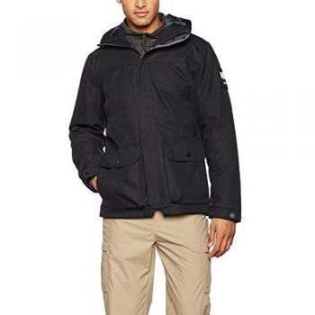 Helly Hansen Brage - Parka para hombre, color negro, talla XXL