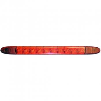HELLA 2DA 343 106-007 Luz de freno adicional - LED - 12V - montaje exterior/atornillado - Color de tulipa: rojo - Color LED: rojo - Cable: 3000mm - posterior - Cant.: 30