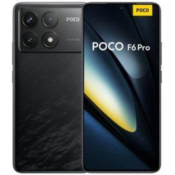Xiaomi POCO F6 Pro 5G - 12GB RAM, 256GB almacenamiento, color negro (Black), dual SIM, libre