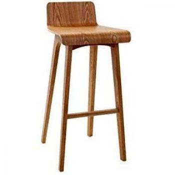Miliboo - Taburete / silla de bar diseño madera natural estilo nórdico Baltik