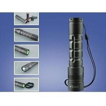 YUMQUA C108S waterproof LED lamp Torch Anodized aluminum body rechargeable swat flashlight