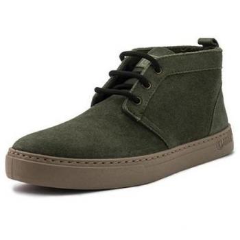 Botín Plano Hombre Verde