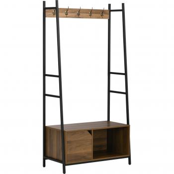Perchero con Zapatero y Banco Mueble Recibidor