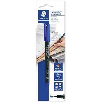 Staedtler lumocolor permanent 3173 bkda blister con rotulador permanente m de 10 mm aprox color azul