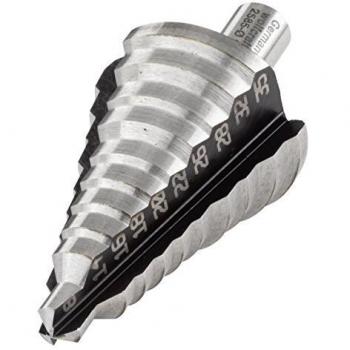 wolfcraft 2585000 2585000-1 Broca escalonada HSS, vástago 10 mm, 3 filos diam. 8-35 mm, 10mm
